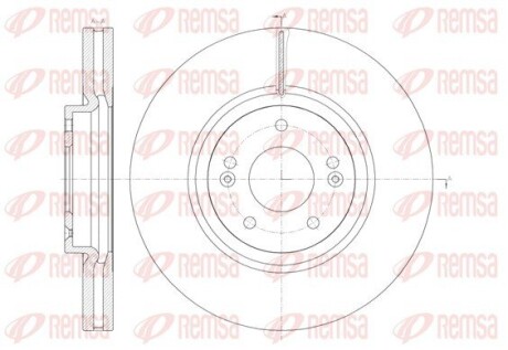 6146210 Диск тормозной REMSA підбір по vin на Brocar