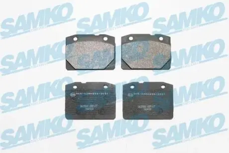 5SP127 Комплект тормозных колодок, дисковый тормоз SAMKO підбір по vin на Brocar