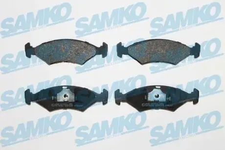 5SP233 Комплект гальмівних колодок, дискове гальмо SAMKO підбір по vin на Brocar