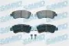 5SP802 Колодки перед. Citroen Berlingo 01-/ Peugeot 206, 307 00- (1 SAMKO підбір по vin на Brocar