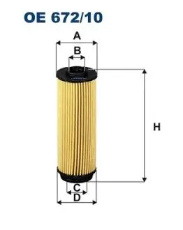 OE67210 Фильтр масляный FILTRON подбор по vin на Brocar