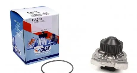PA383 Помпа води Audi 100/200/90 1.9-2.3 82-91 (29z) (B/B) (5 лоп.) GRAF підбір по vin на Brocar