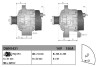 DAN1431 ALTERNATOR FIAT DENSO підбір по vin на Brocar