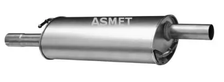 04108 Средний глушитель выхлопных газов ASMET подбор по vin на Brocar