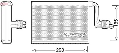 DEV05002 Випаровувач, кондиціонер DENSO підбір по vin на Brocar