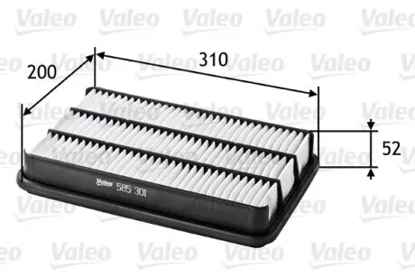 585301 Воздушный фильтр VALEO подбор по vin на Brocar
