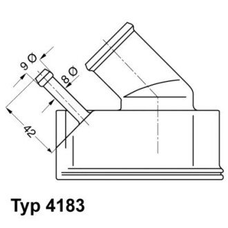 418382D Термостат General Motors WAHLER підбір по vin на Brocar