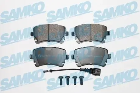 5SP1206 Комплект гальмівних колодок, дискове гальмо SAMKO підбір по vin на Brocar