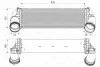 Радиатор интеркулера BMW X5 (E70/F15/F85)/X6 (E71/E72/F16/F86) 2.0D/3.0D 07- N54 B30/N55 B30/N20 B20 818562