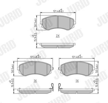 572541J Klocki ham... JURID подбор по vin на Brocar