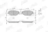573601J Тормозные колодки Polo 11-,Skoda Fabia JURID підбір по vin на Brocar