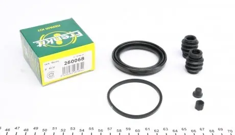 260068 Ремкомплект суппорта (переднего) Hyundai Grandeur 05- (d=60mm) (Mando) FRENKIT підбір по vin на Brocar