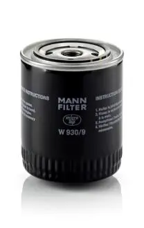 W9309 Фільтр масла MANN підбір по vin на Brocar