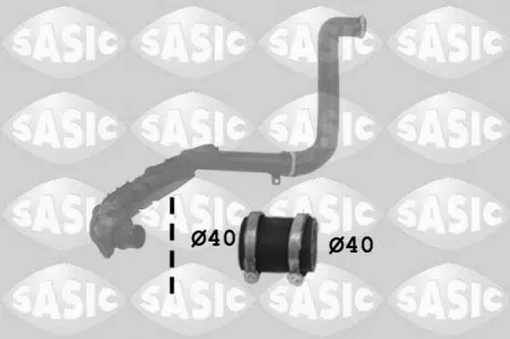 3336310 Патрубок інтеркулера SASIC підбір по vin на Brocar
