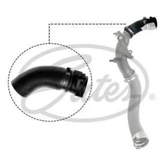 090527 Przewód turbo GATES підбір по vin на Brocar