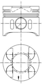 41882610 Поршень 0.50 KOLBENSCHMIDT підбір по vin на Brocar