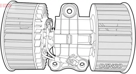 DEA05004 Вентилятор салона (bmw 5(e39) x5(e53)) dea05004 DENSO подбор по vin на Brocar
