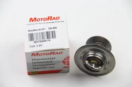 23480 Термостат Ford Escort III, IV/Sierra/SEAT Ibiza I 1.2-1.8D 84-93 (80 C) MOTORAD підбір по vin на Brocar