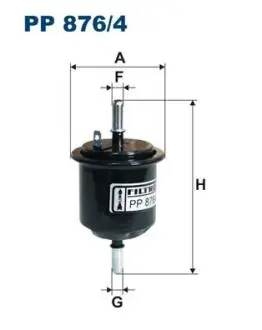 PP8764 Топливный фильтр FILTRON подбор по vin на Brocar