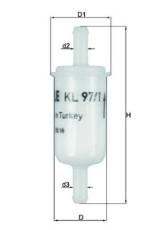 KL971OF Фильтр MAHLE / KNECHT подбор по vin на Brocar
