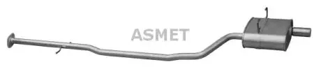 12019 Глушник вихлопних газів кінцевий ASMET підбір по vin на Brocar