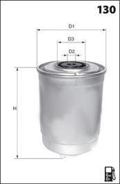 ELG5406 Топливный фильтр MECAFILTER підбір по vin на Brocar