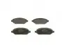 0986424842 Тормозные колодки, дисковые BOSCH підбір по vin на Brocar