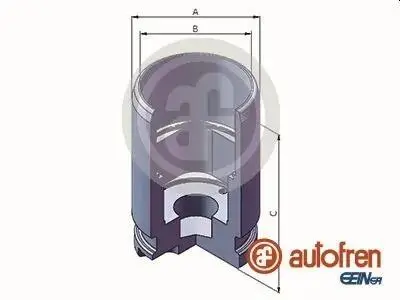 D025334 Поршень гальмівного супорта задн. Renault Espace/R18/R21/R25 83> (d=36mm, L=45,5mm, Bendix) AUTOFREN підбір по vin на Brocar