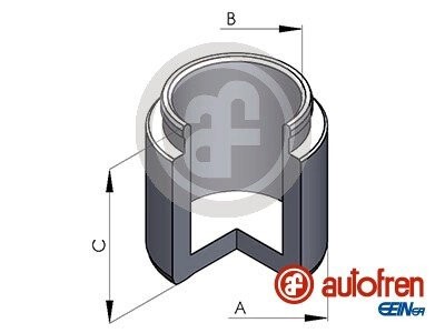 D025348 Поршень суппорта тормозного AUTOFREN підбір по vin на Brocar