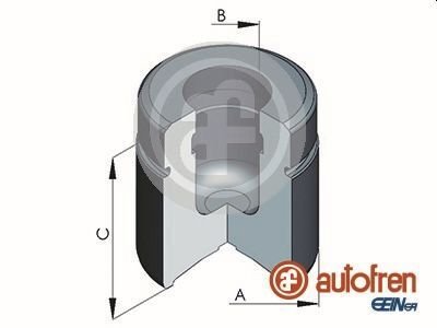 D025465 Поршень тормозного суппорта передн. (66mm52mm) Jeep Cherokee, Grand Cherokee I, Wrangler II, Wrangler III 2.4-5.9 09.91-02.10 AUTOFREN підбір по vin на Brocar