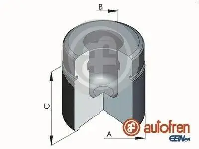 D025465 Поршень тормозного суппорта передн. (66mm52mm) Jeep Cherokee, Grand Cherokee I, Wrangler II, Wrangler III 2.4-5.9 09.91-02.10 AUTOFREN подбор по vin на Brocar