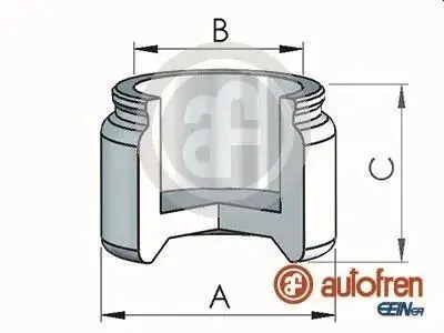 D025514 Поршень AUTOFREN підбір по vin на Brocar