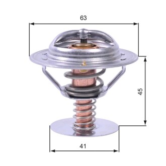 TH43080 TERMOSTAT, PLYN CHLODZACY GATES підбір по vin на Brocar