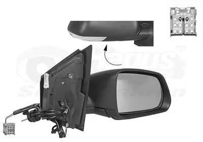 5828804 Наружное зеркало VAN WEZEL підбір по vin на Brocar