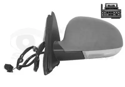 5886807 Дзеркало зовнішнє VAN WEZEL підбір по vin на Brocar