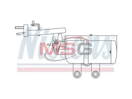 95332 Осушитель, кондиционер NISSENS подбор по vin на Brocar