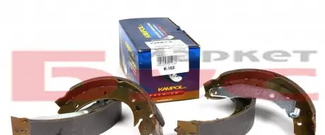 K162 Колодки тормозные (задние) Citroen Berlingo/Peugeot Partner 96- (барабанные) (228.6x41.5) KAMPOL подбор по vin на Brocar