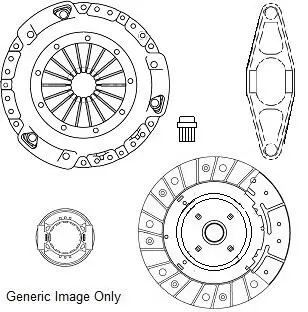 CK10344 Комплект сцепления BMW 3(E90/91/92/93)/5(E60/61/F10/11)/X3(E83/F25) 2.0-3.0D 02- (240mm) NATIONAL подбор по vin на Brocar