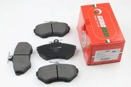 RM0121 Тормозные колодки перед. AUDI A4/SEAT CORDOBA/VW PASSAT 1.6-1.9DH 94-02 (TRW) GOODREM подбор по vin на Brocar