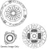 CK1026061 Комплект сцепления Trafic/Master 2.0/2.5dCi 06- (240mm) (+выжим.регулятор) NATIONAL підбір по vin на Brocar