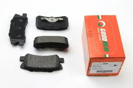 RM1222 Гальмівні колодки зад. Mitsubishi Outlander/Peugeot 4007 06- (akebono) GOODREM підбір по vin на Brocar