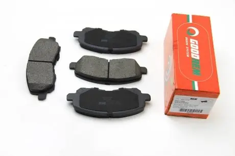 RM1259 Гальмівні колодки перед. Lancer VIII/Outlander II/Peugeot 4008 08- GOODREM підбір по vin на Brocar