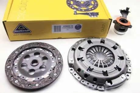 CK982214 Комплект зчеплення Connect 1.8 TDCi 02- (90PS / с вижимним)(228mm) NATIONAL підбір по vin на Brocar