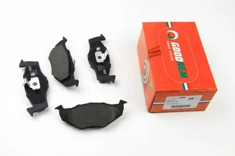 RM1227 Гальмівні колодки перед. Caddy II/Golf III/Fabia 91-14 (ATE) GOODREM підбір по vin на Brocar
