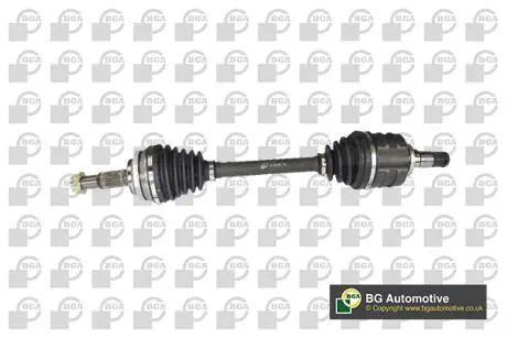 DS7609L Піввісь Toyota Avensis 1.8 i 03-08 дв.1ZZ-FE (26/20) 652mm Л. BGA підбір по vin на Brocar