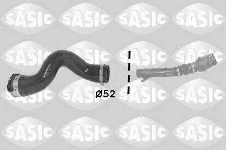 3334058 Патрубок інтеркулера SASIC підбір по vin на Brocar