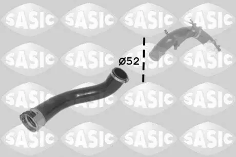 3334030 PRZEWÓD INTERCOOLERA RENAULT 1.2TCE CLIO IV/CAPTUR (DŁUGI) SASIC підбір по vin на Brocar