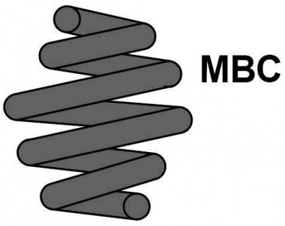 MC0198 (15X147X227) Пружина задняя BMW 3 E36 316/325 TD 90- MAXTRAC підбір по vin на Brocar