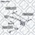 Q0051793 САЙЛЕНТБЛОК ЗАДНЄ HONDA HR-V GH1/GH2/GH Q-FIX підбір по vin на Brocar