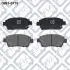 Q0930715 КОЛОДКИ ТОРМОЗОВ ПЕРЕДН TOYOTA PRIUS/YARIS/GEELY MK Q-FIX підбір по vin на Brocar